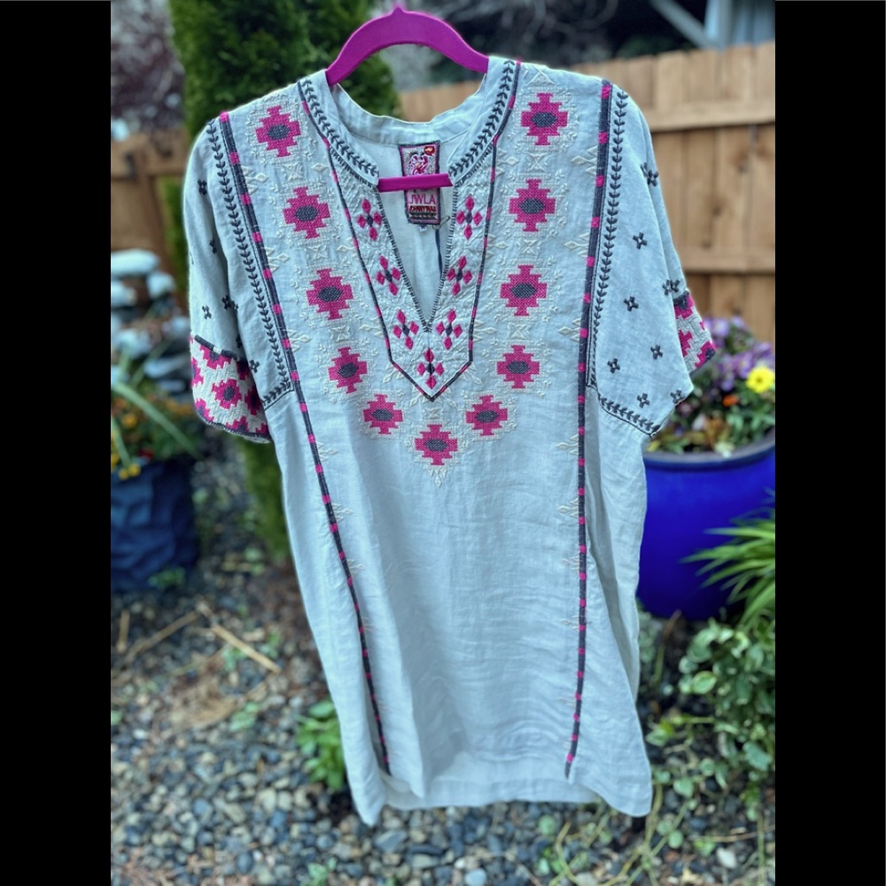 Johnny Was linen dress/tunic